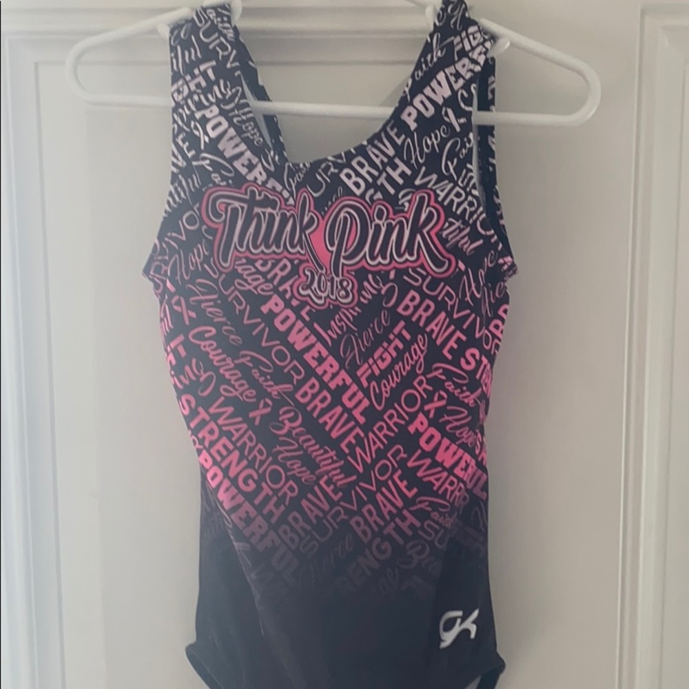 Think pink leotard